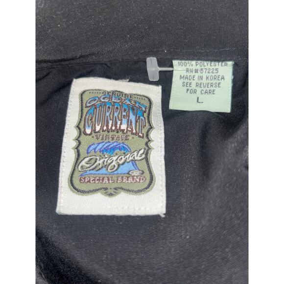 Genuine Ocean Current Original Hawaiian Shirt Chinese Dragons & Skulls Mens Sz L - Picture 5 of 13